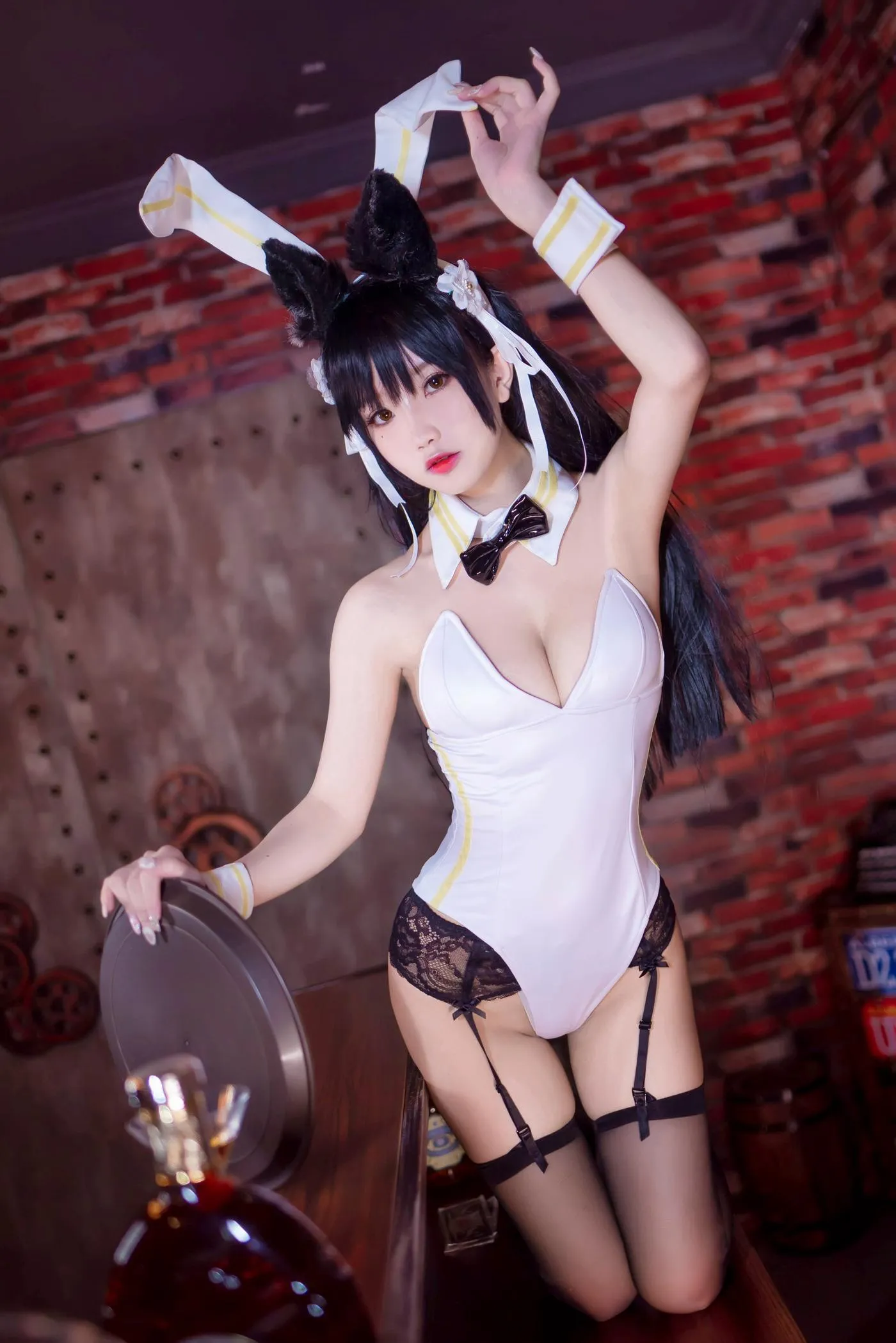 鬼畜瑶在不在w – NO.18 白色兔女郎 [20P]插图5